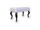 Банкетка пуфик Лотер Боні-S 72х37 блакитний з чорними ніжками - изображение 1
