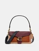Шкіряна жіноча сумка Tabby Shoulder Bag 26 In Colorblock CH2 коричнева - зображення 1