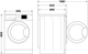 Стиральная машина с сушкой WHIRLPOOL FFWDB 1176258 BCV UA - изображение 5