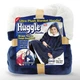 Плед Толстовка с Капюшоном и Рукавами Huggle Hoodie 3-в-1 (Синий) Двухсторонний Теплый Худи Халат Домашний - изображение 2