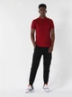 Поло длинное мужское Colin's CLTKTTSHM0766200DPR S Dark Red - изображение 3