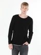 Джемпер мужской Colin's CL1056038BLK M Black (8683197439420) - изображение 1