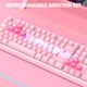 Комплект проводная игровая клавиатура и мышь ONIKUMA G25 CW905, розовый - изображение 6