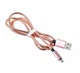 Кабель micro USB метал Cable metal X45 рожевий - зображення 1