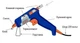 Клей-пістолет HOT MELT GLUE GUN WAT WN-A03 40W 13406 - зображення 3