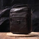 Сумка-планшет мужская кожаная Vintage leather-21272 Коричневая - изображение 11