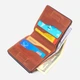 Портмоне кожаное Grande Pelle leather-16744 Светло-коричневое - изображение 4