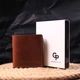 Портмоне кожаное Grande Pelle leather-16743 Светло-коричневое - изображение 8