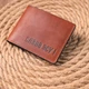 Портмоне кожаное Grande Pelle leather-16737 Светло-коричневое - изображение 6