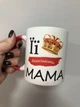Чашка хамелеон червона з глітером "МАМА" + коробка - изображение 2