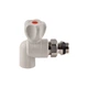 Кран кульовий радіаторний PPR Thermo Alliance 20х1/2" кутовий - зображення 3