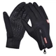 Теплі непродуваємі рукавички HKXY Windstop + Touch, L чорні - зображення 1
