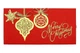 Gift box Christmas shine red Поздравительная открытка + конверт для денег ручной работы - изображение 2