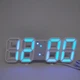 Електронний настільний LED годинник з будильником та термометром синій VST LY 1089 - изображение 1