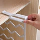 Розділювач для полиць Lesko A949 26,5*24*2,2 см White для сортування одягу LOZ - зображення 4