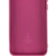 Чехол Silicone Cover Lakshmi Full Camera (A) для Xiaomi Redmi A1+ / Poco C50 / A2+ Бордовый / Marsala Без бренда - изображение 3
