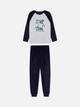 Пижама плюшевая темно-синяя с серым Snow Cool (кофта+штаны) Primark 128см (40009550) - изображение 1