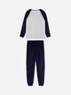 Пижама плюшевая темно-синяя с серым Snow Cool (кофта+штаны) Primark 128см (40009550) - изображение 2