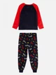 Пижама плюшевая сине-красная піжама Superhero (кофта+штаны) Primark 116см (40009558) - изображение 2