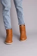 Женские зимние угги ShoesBand Рыжие натуральные кожаные на среднюю/широковатую стопу внутри цигейка 36 (23,5 см) (S39021-6з) - изображение 3
