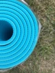 Коврик-каремат для йоги и фитнеса TPE+TC 183х61см 6 мм Голубой - изображение 3
