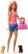 Кукла Барби купание щенков (Barbie Doll & Puppy Playset, Blonde) - изображение 9