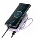 Повербанк Baseus Qpow Digital Display Quick Charging 20W 20000mAh с поддержкой быстрой зарядки QC3.0 PD Pink (PPQD-H05) - изображение 2