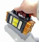 Акумуляторний переносний ліхтар на сонячній батареї HB-2678-25W+2COB з Powerbank, панель, USB зарядка (31466) - зображення 2