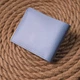 Оригинальный кожаный кошелек комби двух цветов Сердце GRANDE PELLE 16739 Желто-голубой - изображение 4