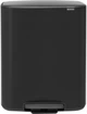 Бак для мусора Brabantia BO Pedal Bin 2 х 30 л Matt Black (211508) - изображение 1