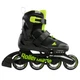 Детские раздвижные ролики Rollerblade Microblade 36.5-40.5 EU Black/Green - изображение 3