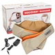 Роликовий МАСАЖЕР електричний MASSAGER OF NECK KNEADING з ІЧ-прогріванням для спини, попереку і шиї плечей Білий: Білий / Помаранчевий - зображення 11