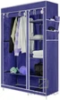 Складна шафа для зберігання одягу Storage Wardrobe Синій тканинний - зображення 5