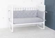 Защита в детскую кроватку Royal Dream Royal Grey 30х180 см Серый хлопок сатин (Бортик-00003) - изображение 2