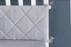 Защита в детскую кроватку Royal Dream Royal Grey 30х180 см Серый хлопок сатин (Бортик-00003) - изображение 4