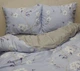 Комплект постельного белья с цветочным принтом TAG 150х220 см 1.5-спальный Сатин (TGs358-2) - изображение 2