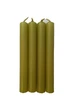 Набір свічок 4шт Bartek Candles 21*170мм хакі - изображение 2