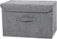 Ящик для хранения с крышкой MBM HOME TH-07 L Gray - изображение 1