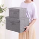 Ящик для хранения с крышкой MBM HOME TH-07 L Gray - изображение 2