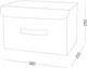Ящик для хранения с крышкой MBM HOME TH-07 M Gray - изображение 7