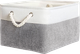 Ящик для хранения с ручками MBM HOME TH-10 L Gray/White - изображение 1