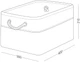 Ящик для хранения с ручками MBM HOME TH-10 L Gray/White - изображение 4