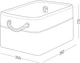 Ящик для хранения с ручками MBM HOME TH-10 M Gray/White - изображение 5