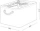 Ящик для зберігання з ручками MBM HOME TH-13 L Gray - зображення 5