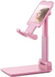Настольная подставка держатель для телефона планшета Folding desktop phone stand Розовая - изображение 4
