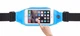 Сумка на пояс для смартфонов с сенсорным экраном RunBelt голубая - изображение 5