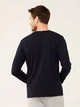 Пижамный лонгслив мужской хлопковый U.S. Polo Assn 18467 XL Темно-синий (8680557329919) - изображение 2