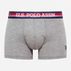 Набор трусов шорты мужской U.S. Polo Assn 80475 L (2 шт) Navy/Grey Melange (8680557389210) - изображение 3