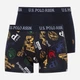 Набор трусов-боксеров мужских US Polo Assn 80476 2XL (2 шт) Printed/Navy (8680557389180) - изображение 1