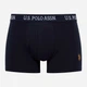 Набор трусов-боксеров мужских US Polo Assn 80476 2XL (2 шт) Printed/Navy (8680557389180) - изображение 3